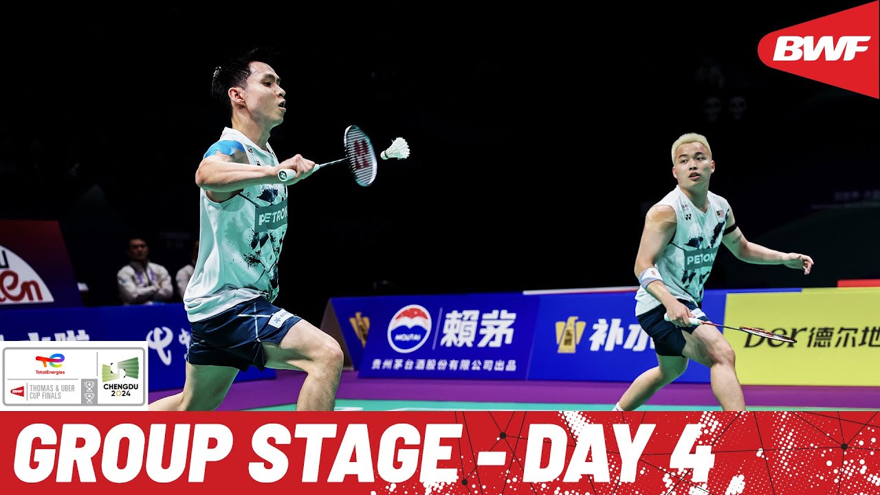 BWF Thomas Cup Finals 2024 | Denmark vs. Malayisia | Group D