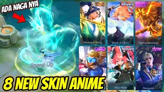 GAMEPLAY 8 NEW SKIN ANIME DAN SKIN ZILONG COLLECTOR! KALIAN WAJIB LIHAT - Mobile Legends