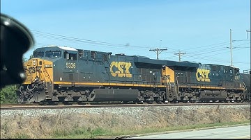 (Drive By) CSX L644 Picks Up More Cars In Newberry SC and Takes It Load To Cayce SC. (Idle Train)