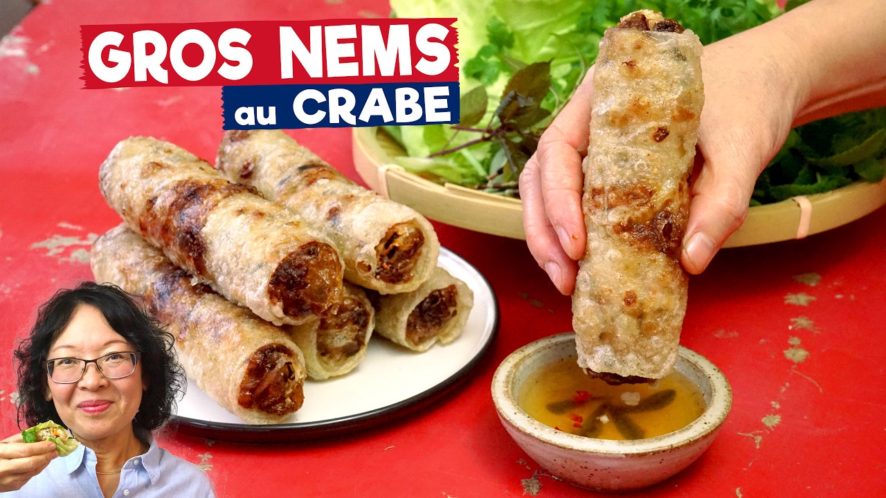 GROS NEMS comme au pays avec une farce au CRABE et  la viande