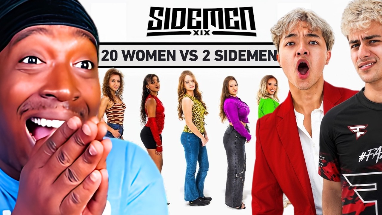 THIS HAD ME ROLLING! 20 WOMEN vs 2 SIDEMEN: FAZE RONALDO & JASON EDITION (REACTION)