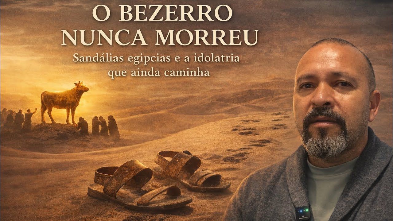 O BEZERRO NUNCA MORREU Sandálias egípcias e a idolatria que ainda caminha