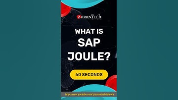 What is SAP Joule | ZaranTech #shorts