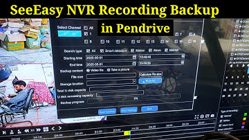 SeeEasy NVR Recording backup in Pendrive #xvr #SeeEasy #backup #cctvcamera #cctvinstallation
