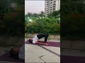 Setubandhasan (Bridge Pose) #strengthens #backmuscles #stretches #chest #reduceanxiety 👍🏻