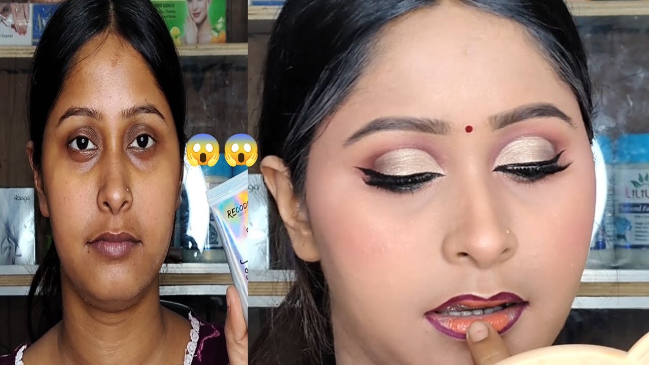 Quick Simple And Easy Bridal Makeup Tutorial Glossy Makeup