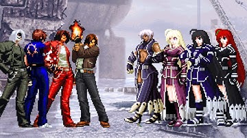 [KOF Mugen] Kyo Kusanagi Team vs Voltage Zeroko Team