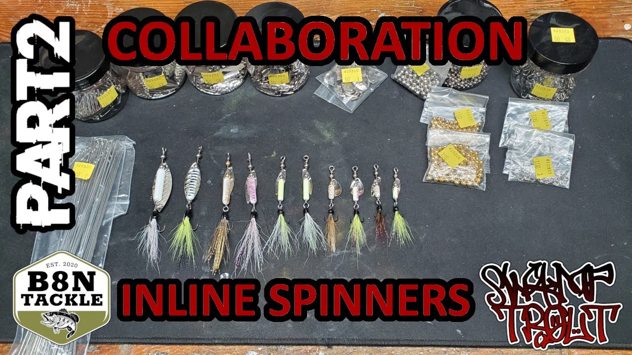 Inline Spinners with Swamp Trout Baits! (Collaboration) (PART 2) 