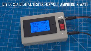 Build Your Own DIY DC Digital Voltmeter Ammeter wattmeter Tester for your electronics projects