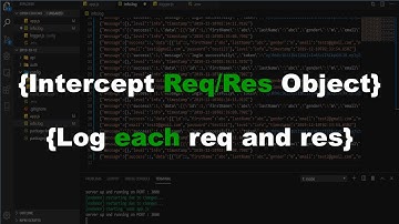 How to Intercept Request and Response object in Express js | Nodejs Tutorial