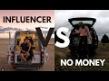 Cheap Vanlife VS Influencer Vanlife | DAY IN THE LIFE