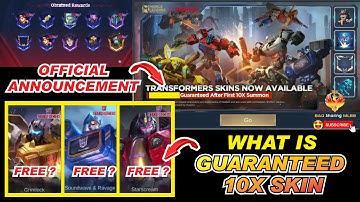 10x Draws GET FREE TRANSFORMER SKIN CONFIRMED ! ( Roger Aldous Popol ) MLBB Event Update