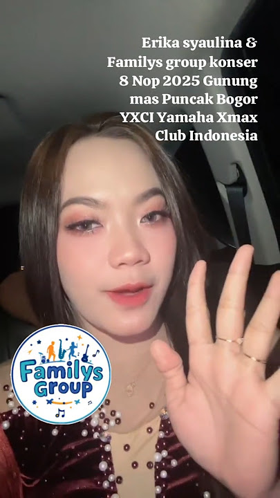 Erika syaulina Familys group Gunung mas Puncak Bogor 8 Nov 2025 YXCI Yamaha Xmax Club Indonesia