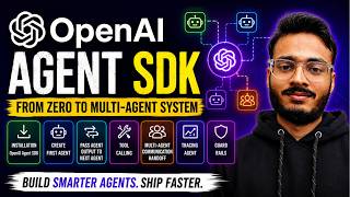 OpenAI Agent SDK Tutorial for Beginners | Build Multi Agent AI Apps