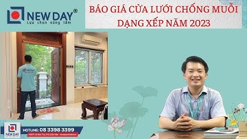 Bảng giá cửa lưới chống muỗi dạng xếp [Cửa lưới New Day]|cửa lưới chống muỗi|08 3398 3399