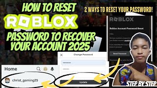 HOW to Reset Roblox Password RECOVER ROBLOX account|change password roblox