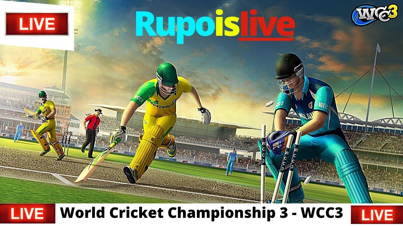 WCC3 Live Match IND Vs SA OP Game play World Cricket Championship 3