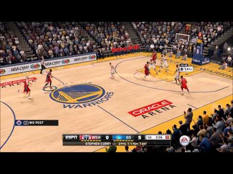 NBA Live 16 (PS4) Wizards at Warriors HD Gameplay
