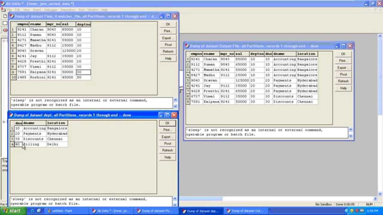 Ab. Join Abinitio join component. - YouTube