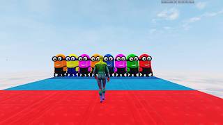 GTA 5 Ragdoll Challenge: Spiderman vs Minion Epic Water Jump Fails 03