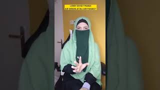 LEBIH SEHAT MANDI AIR PANAS ATAU AIR DINGIN?? #edukasikesehatan #mandi #information #shorts #viral