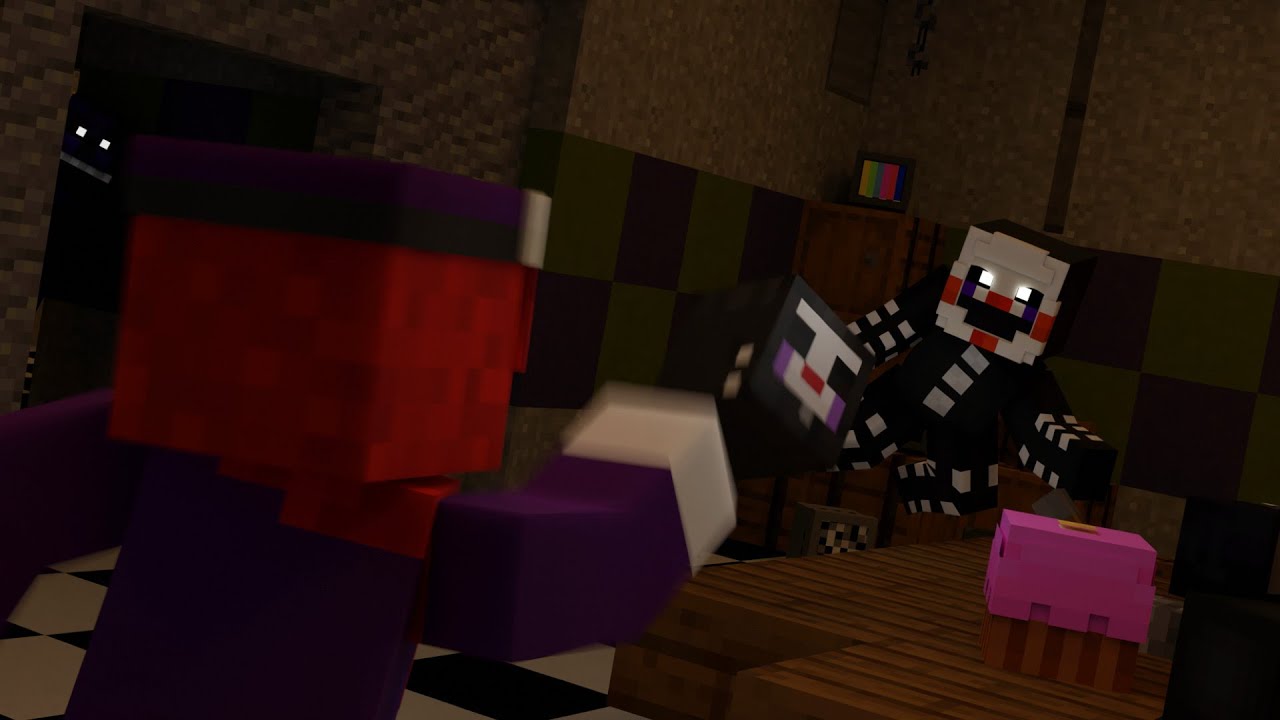 TAKE UR STUPID DOLL RAVEN! || Night 2, FNaF 2 in Minecraft