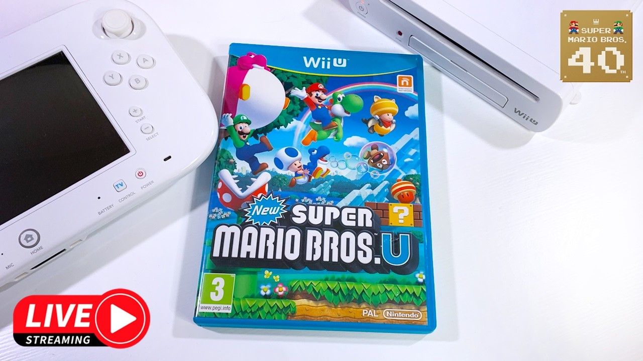 NEWスーパーマリオブラザーズU (WiiU) New Super Mario Bros. U (Nintendo Wii U) - YouTube