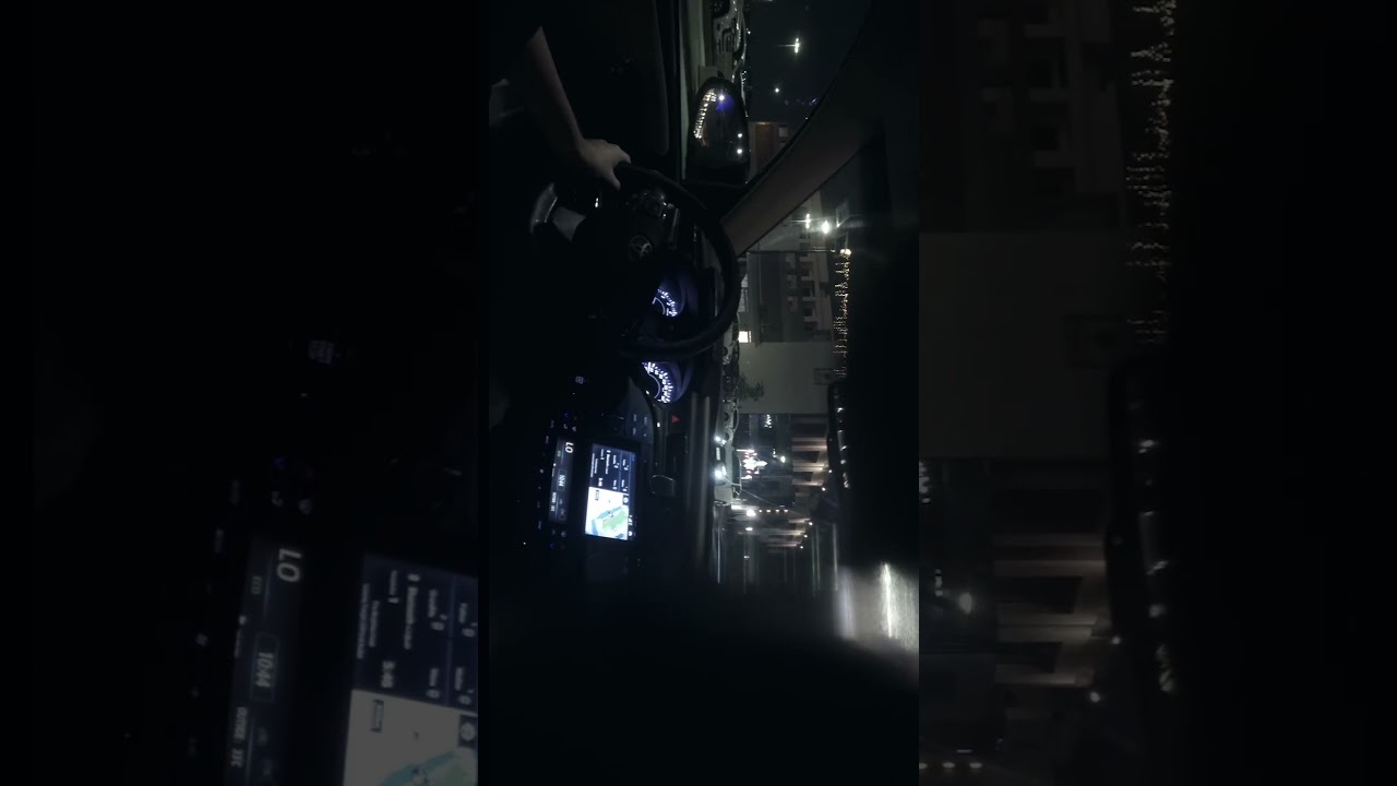Night Drive shot from phone