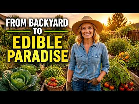 From Empty Backyard to Edible Paradise in 1 Year (You Won’t Believe This Transformation!)
