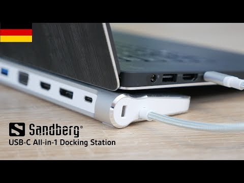 Station d'accueil SANDBERG Dock USB-C 6 IN 1
