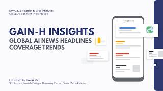 SWA2124 Group 25 | GAIN-H Insights: Trends in Global AI News Media Coverage