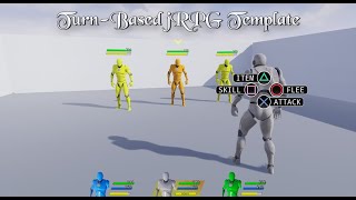 Unreal Engine Turn-Based jRPG Template