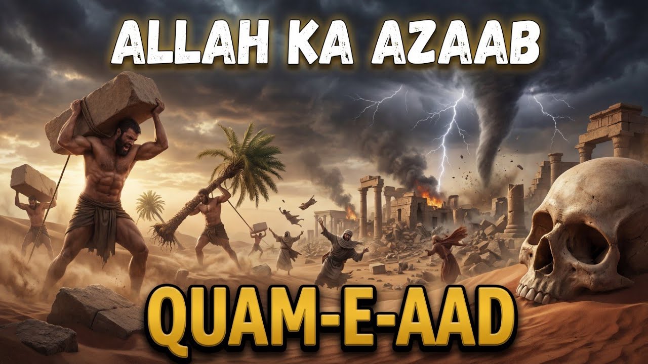 Qoum-e-Aad | Wo Qoum Jise Allah Ne Hawa Se Mita Di 🌪️⚡| islamic stories