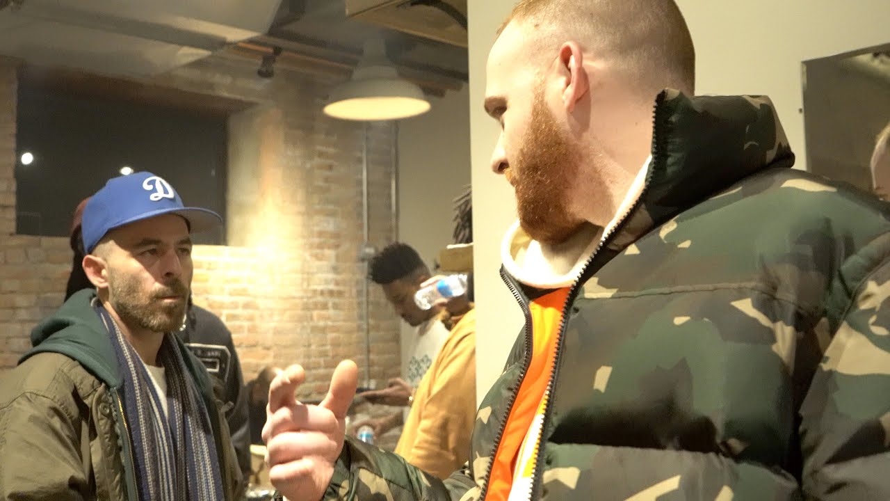 The Alchemist, Mike Shabb & Nicholas Craven backstage at Roc Marciano & Boldy James show 11/23/22