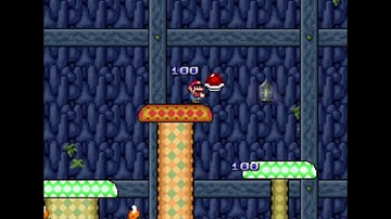 My Mario Game - World 1-2 - Underground Mines with Invincible Star