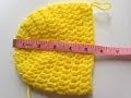 Crochet a Simple Baby Beanie for newborn's 0-6 months