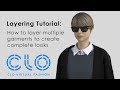 CLO Virtual Fashion: Layering multiple garments to create complete looks