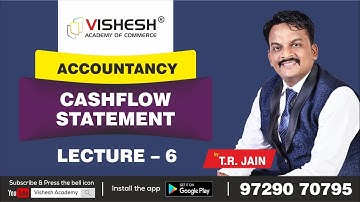 CASH FLOW STATEMENT LECTURE 6 TR JAIN SIR VISHESH ACADEMY OF COMMERCE
