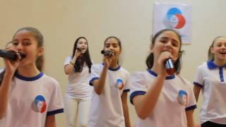 Video thumbnail of "Гимн РДШ. Девочки мальчики школьные года. Исполняет вокальная студия "Семь нот".  Майкоп."
