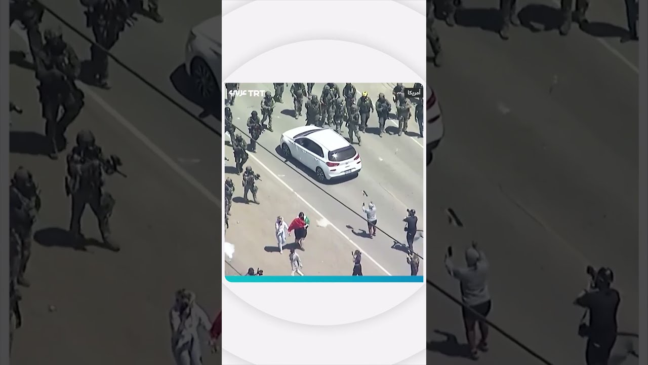 اشتباكات بين متظاهرين وعناصر دائرة الهجرة