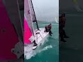 Near collision at sea! 😱 The most intense sailing moment you'll see today. 🌊⛵ #oceanspirit