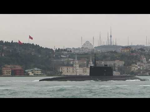 Russian cruise missile submarine sails to the Mediterranean