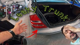 Water In Your Mercedes Trunk/Boot - How to Fix It