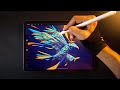 Drawing a Birds on the iPad Pro