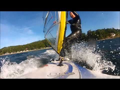 Windsurfing Langeby/Sandefjord, Norway,