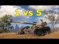 Bat.-Châtillon 25 t : 1 vs 5