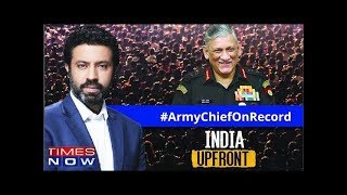 Army Chief Bipin Rawat breaks his silence | India Upfront With Rahul Shivshankar