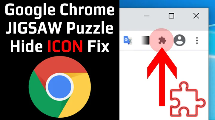 Google Chrome Desktop Browser How To Hide Jigsaw Puzzle Extensions Icon & Revert Old Menu