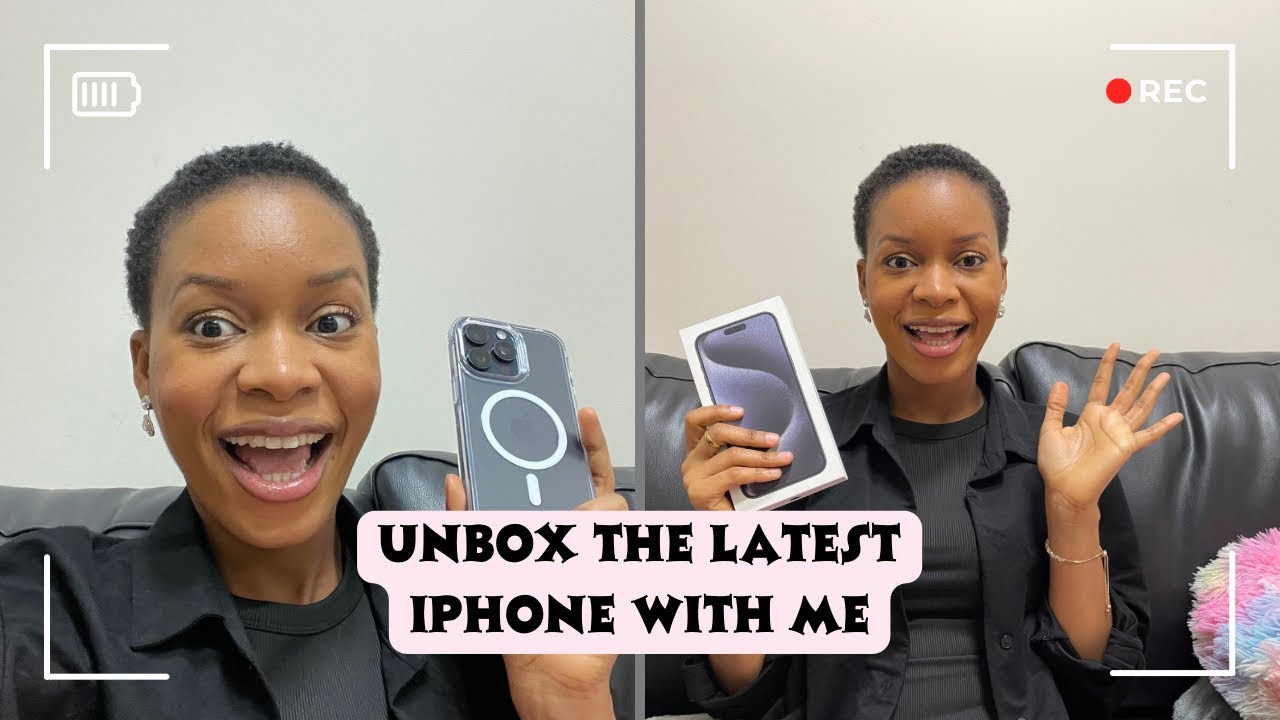 Unbox the latest iPhone with me☺️🤭 - YouTube