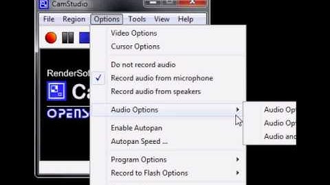 How to record your voice over Camstudio
